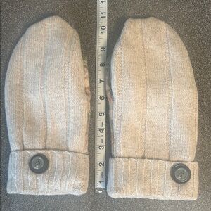 Mittens. Handmade. Warm with fleece lining.